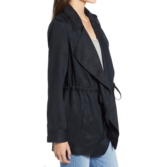 Hinge Brand Black Utility Jacket SZ M $129 - Picture 2 of 12